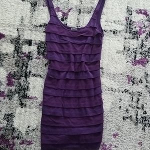 Purple mini dress